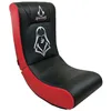 Image de Subsonic - Chaise à bascule Rocking Chair Assassins Creed pouf gamer simili cuir et broderies - Noir et rouge