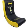 Image de Subsonic - chaise à bascule, rocking chair batman, pouf gamer simili cuir et broderies - noir et jaune SA5729-B1