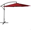Image de Parasol déporté OAHU rond 350m de diamètre rouge