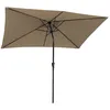Image de Parasol droit HAPUNA rectangulaire 2x3m taupe
