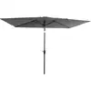 Image de Happy Garden Par558g Parasol De Terrasse Rectangle Gris