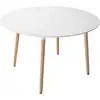 Image de Table Ronde 120cm Blanche Martha