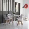 Image de Table ronde 120cm blanche MARTHA