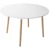 Image de Table ronde 120cm blanche martha