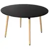 Image de Table ronde 120cm noire martha