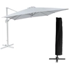 Image de Happy Garden Par557w-c Parasol De Terrasse Rectangle Blanc