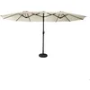 Image de Parasol double 27x46m LINAI beige