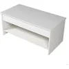 Image de Table basse avec plateau relevable blanche HEDDA