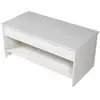Image de Table basse avec plateau relevable blanche hedda