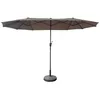 Image de Parasol double 2x4m LINAI taupe