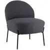 Image de Fauteuil En Tissu Boucle Gris Helmi