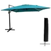 Image de Parasol déporté MOLOKAI carré 3x3m bleu + housse