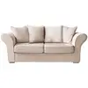Image de Canapé Droit 3 Places Beige Oscar