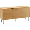 Image de Buffet En Bois 3 Portes 150cm Stinna