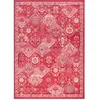 Image de NAZAR Tapis EMA vintage coloré - 120 x 170 cm - Violet rose et crème