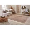 Image de Tapis - NAZAR RUGS - 120x170 cm - Effet jute naturel - Marron - Compatible chauffage sol