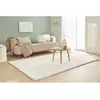 Image de Tapis salon - motif géométrique - 902 blanc - poil long- cosy - 120x160cm - 100% polyester NAZ3701234242774