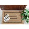 Image de Tapis - NAZAR RUGS - NATURE - 60x90 cm - Noir - Effet jute naturel