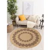 Image de Tapis - NAZAR RUGS - NATURE - Géométrique - 80x80 cm - Noir