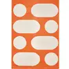 Image de Tapis vintage année 70 - groovy - orange