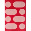 Image de Tapis intérieur à poils longs Groovy 381 rouge 120 x 160 cm