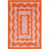 Image de Tapis vintage Groovy Orange 80 X 140 cm - Orange