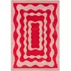 Image de Tapis rétro année 70 - groovy - rouge