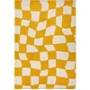 Image de Tapis vintage Groovy Jaune 120 X 160 cm - Jaune
