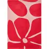 Image de Tapis style vintage année 70 - groovy - rouge