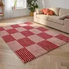 Image de Tapis vintage - NAZAR RUGS - GROOVY - Rouge - 160x230 cm