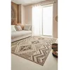 Image de Tapis intérieur extérieur aspect jute à motif oriental - NAZAR RUGS - 120x170 cm - Nature - Noir