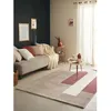 Image de Tapis de salon motif géométrique - NAZAR RUGS - 200x290 cm - Memphis - Rouge