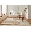 Image de Tapis - NAZAR RUGS - OLYMPE - Géométrique - Beige - 120x160 cm