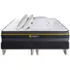 Image de Pack Matelas Active 180x200 + Double Sommiers Noir 90x200 + Couette + 2 Oreillers