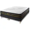Image de Matelas sommier 160x200 mémoire de forme et micro ressorts ensachés Relâchement immédiat