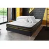 Image de Pack matelas ULTRA 140x200 + sommier noir + Couette + 2 oreillers 140 x 200 cm Noir