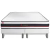 Image de Ensemble double sommier 80x200 + matelas FORM 160x200 160 x 200 cm Blanc