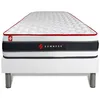 Image de Ensemble sommier + matelas - ENERGY - 90x200 cm - Mémoire de forme - Ressorts ensachés - Confort ferme