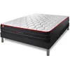 Image de Ensemble sommier + matelas BOOST ressorts ensachés et mémoire de forme 160x200