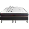 Image de Matelas + sommier 200x200 + couette + 2 oreillers Soulage les tensions