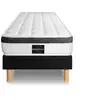 Image de Ensemble Superieur 90x190 Memoire De Forme 3 Zones Sommier Noir