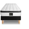 Image de Ensemble Superieur 90x200 Memoire De Forme 3 Zones Sommier Noir