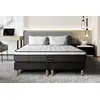 Image de Ensemble Suite 200x200 Ressorts Ensaches, Memoire De Forme 5 Zones Double Sommier Noir