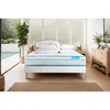 Image de Pack 140x190 Matelas Bodymax + Sommier Kit Blanc + Couette 240x220cm + 2 Oreillers 60x40cm