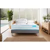 Image de Pack 140x190 Matelas Bodymax + Sommier Kit Gris + Couette 240x220cm + 2 Oreillers 60x40cm