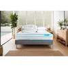 Image de Ensemble sommier matelas 140x190 - BodyMax - Mémoire de forme - 26 cm - 2 oreillers inclus - Gris