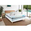 Image de Pack 160x200 Matelas Bodyflex + Sommier Kit Blanc + Couette 260x240cm + 2 Oreillers 60x40cm