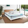 Image de Pack 140x200 Matelas Bodyflex + Sommier Kit Blanc + Couette 240x220cm + 2 Oreillers 60x40cm