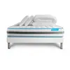 Image de Ensemble sommier matelas 140x200 - BodyFlex - Mémoire de forme - Ressorts ensachés - 26 cm