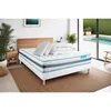 Image de Pack 140x190 Matelas Bodyflex + Sommier Kit Blanc + Couette 240x220cm + 2 Oreillers 60x40cm
